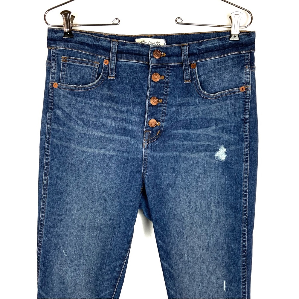 Madewell 10" High-Rise Skinny Jeans Drop-Hem Edition - Picture 7 of 16